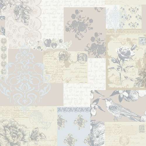 Printed Wafer Paper - Patchwork - Click Image to Close